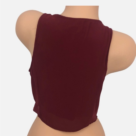 Hollister Beaded Embellished Crop Top Sleeveless Boho Tank
Top Red Size L - Picture 9 of 11